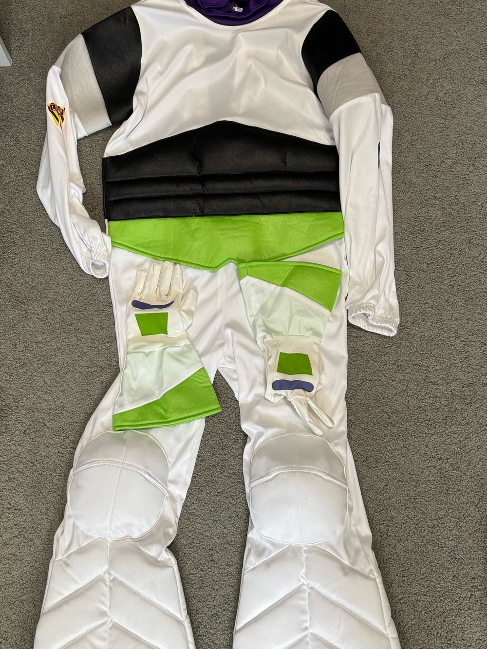 Disney White, Black and Green Space Hero Costume